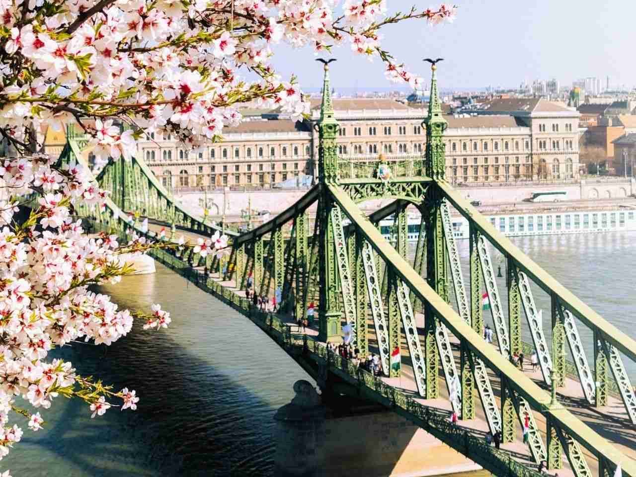 Beautiful Spring vibe in Budapest, Hungary, Europe