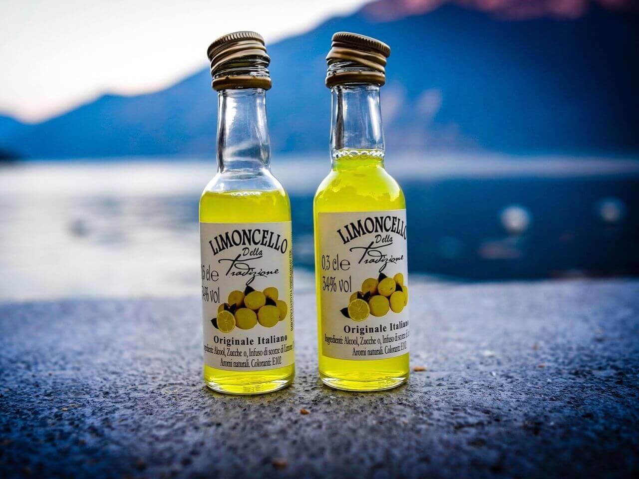 Limoncello Liqueur Amalfi Coast food Italy