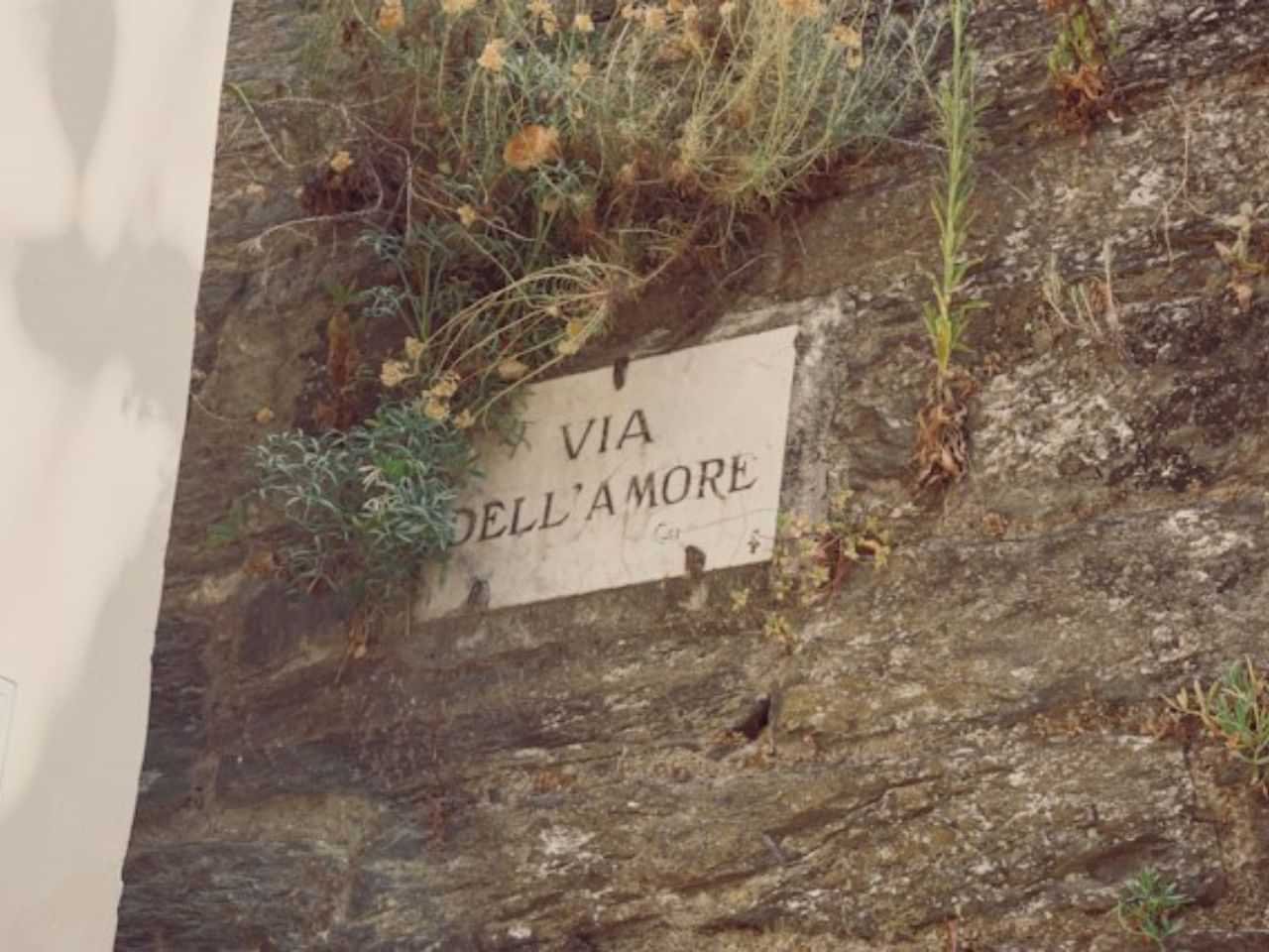 Via dell'Amore (Path of Love) hiking path of Riomaggiore Cinque Terre Italy